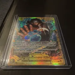 Bandai One Piece Card Game Bartholomew Kuma SEC Holo - Image 1