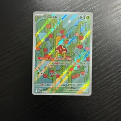 Shuckle Illustration Rare 136/132 Me01: Mega Evolution Holo POKEMON NEAR MINT - Image 1