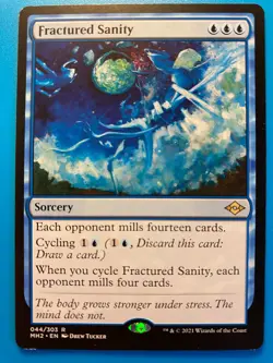 MTG 1x Fractured Sanity # 44 Modern Horizons Magic the Gathering Card x1 NM - Image 1