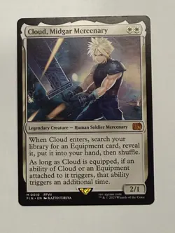 MTG Cloud, Midgar Mercenary Final Fantasy - M0010 - Please read description. - Image 1