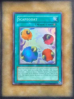 Yugioh Scapegoat SDJ-041 Super Rare MP - Image 1