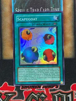 Yugioh Scapegoat SDJ-041 Super Rare 1st Ed SPANISH LP - Image 1