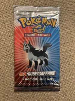 Pokemon EX Ruby & Sapphire Booster Pack Mightyena Art Factory Sealed/New! 💎 - Image 1