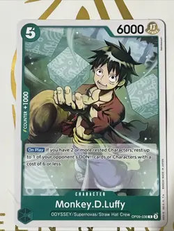 Monkey.D.Luffy OP09-036 English Common Emperors In New World One Piece Card Game - Image 1