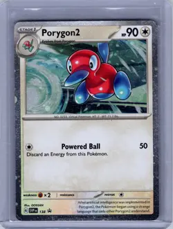 Pokemon TCG Porygon2 ( Rare Cosmos Holo) 138 Sv: Scarlet & Violet Promo Cards - Image 1