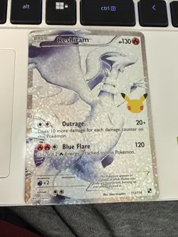 Pokemon TCG Reshiram Celebrations Classic Collection Card 113/114 - Image 1