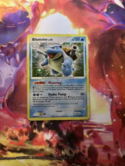 Pokemon TCG Blastoise Holo Rare Card 2/132 Secret Wonders 2007 - Image 1