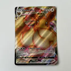 Eevee VMAX SWSH087 Sword & Shield Holo Black Star Promo Pokemon TCG Card - Image 1