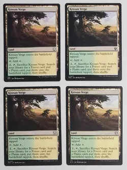 MTG - 4 x Krosan Verge Various Sets NM Magic The Gathering - Image 1