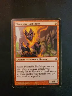 Flamekin Harbinger Lorwyn LP Magic The Gathering MTG Tcg See Pics - Image 1