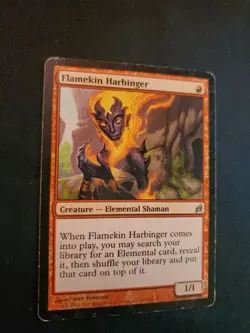 Flamekin Harbinger Lorwyn LP Magic The Gathering MTG Tcg See Pics - Image 2