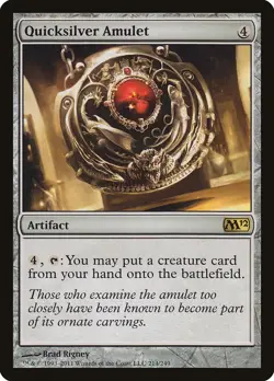 MTG Quicksilver Amulet - 214 / English / Moderately Played - Image 1