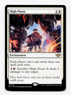 High Noon [Outlaws of Thunder Junction] MTG Magic NM/M ⚪ - Image 1