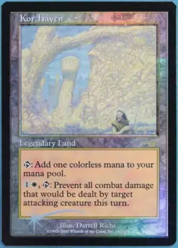 MTG Nemesis --- KOR HAVEN --- FOIL! RARE! NM! Magic Gathering! - Image 1