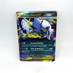 Mega Absol ex 086/132 Me01: Mega Evolution Holo Double Rare NM Pokemon - Image 1