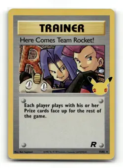 Here Comes Team Rocket! Holo Rare - Celebrations 15/82 - NM - Image 1