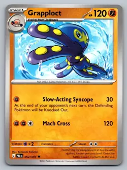 Pokemon TCG SV: Paldean Fates Grapploct 052/091 - Image 1