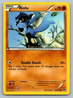 Pokemon TCG XY - Fates Collide Riolu (45) 45/124 - Image 1