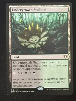 1x MTG Undergrowth Stadium - Commander Masters (CMM) #435 - Magic the Gathering - Image 1