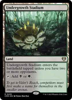 MTG English Undergrowth Stadium NM Normal Commander Masters - Image 1