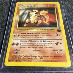 Arcanine 2000 Pokemon TCG Black Star Promo League #6 Vintage Card WOTC - Image 2