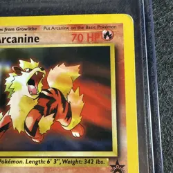 Arcanine 2000 Pokemon TCG Black Star Promo League #6 Vintage Card WOTC - Image 4
