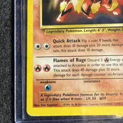 Arcanine 2000 Pokemon TCG Black Star Promo League #6 Vintage Card WOTC - Image 5