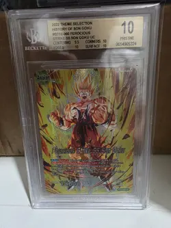 Ferocious Strike SS Son Goku Alternate Art Foil Dragon Ball Super Card Game | NM - Image 1