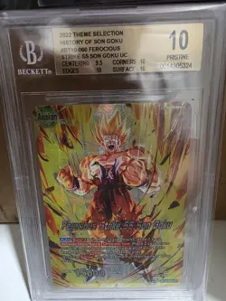 Ferocious Strike SS Son Goku Alternate Art Foil Dragon Ball Super Card Game | NM - Image 2