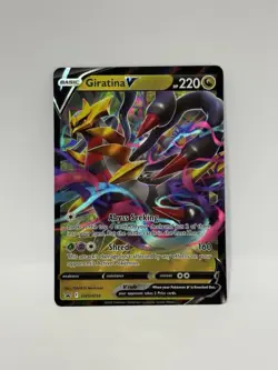 Pokemon TCG Giratina v SWSH259 Black Star Promo Card (NM Condition) - Image 1