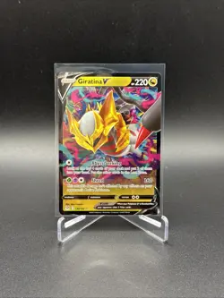Pokemon TCG Giratina v 130/196 Lost Origin Full Art Ultra Rare Holo Card - Image 1