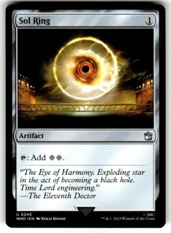Sol Ring Universes Beyond: Doctor Who Regular MTG NM - Image 1