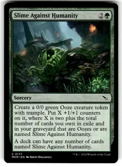 Slime Against Humanity Murders at Karlov Manor Regular Near Mint MTG NM - Image 1