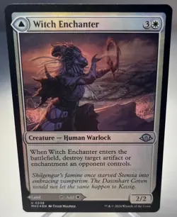 Magic MTG Witch Enchanter Witch-Blessed Meadow *Foil* Modern Horizons 3 #239 - Image 1