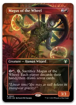 Magus of the Wheel (Borderless) #643 (Foil) (NM) Commander Masters CMM Magic MTG - Image 1