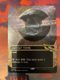 MTG Edge of Eternities Ancient Tomb Borderless - Image 1