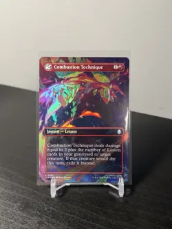 Combustion Technique (Borderless - Foil) MTG: Avatar The Last Airbender - U 0301 - Image 1