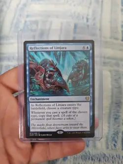 MTG KHM Reflections of Littjara 73/285 Kaldheim KHM Magic PACK FRESH FOIL HOLO - Image 1