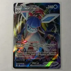 Pokemon TCG Glaceon Vmax 041/203 Evolving Skies Sword & Shield HOLO ULTRA RARE - Image 1