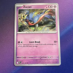 Pokemon Phantasmal Flames 045/094 NON Holo Rare Zacian DECK EXCLUSIVE - Image 1