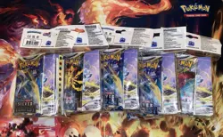 Pokemon Sword & Shield Silver Tempest Booster Packs+Mini Portfolio Lot Of 5 New - Image 3