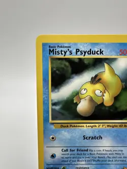 Misty's Psyduck 54/132 Gym Heroes Unlimited Uncommon Pokemon TCG Atsuko Nashida - Image 2