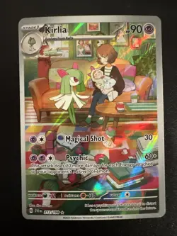 Kirlia Scarlet and Violet Base Set Special Illustration Rare Card 212/198 NM PF - Image 1