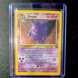Pokemon Gengar Fossil HOLO Rare 5/62 80 HP English Card 1999 - Image 1