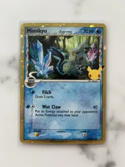 Mimikyu Delta Species SWSH136 Black Star Promo Card(Pokemon TCG Celebrations) - Image 1