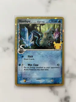 Mimikyu Delta Species SWSH136 Black Star Promo Card(Pokemon TCG Celebrations) - Image 3