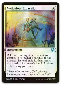 Meticulous Excavation #16 (Foil) (NM) Brothers' War BRO Magic MTG - Image 1
