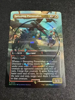 Swooping Pteranodon (Borderless) (Emblem) Universes Beyond Jurassic World Foil - Image 2