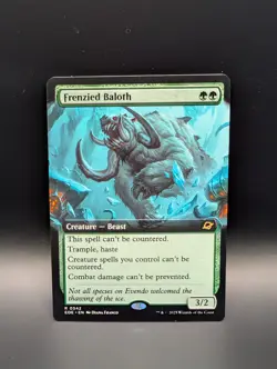 MTG - Frenzied Baloth - EXTENDED ART - Creature Beast - EOE #342 - Rare - NM - Image 1