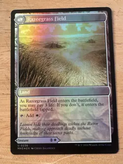 Razorgrass Ambush / Razorgrass Field Foil MTG MH3 - Pack Fresh - - Image 2